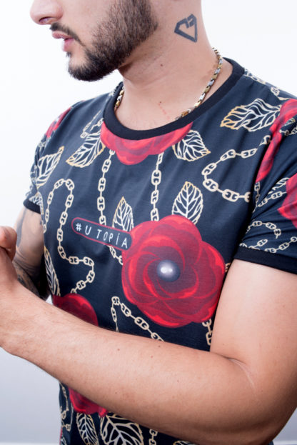 Camiseta rosas