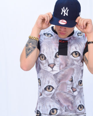 Camiseta gatos